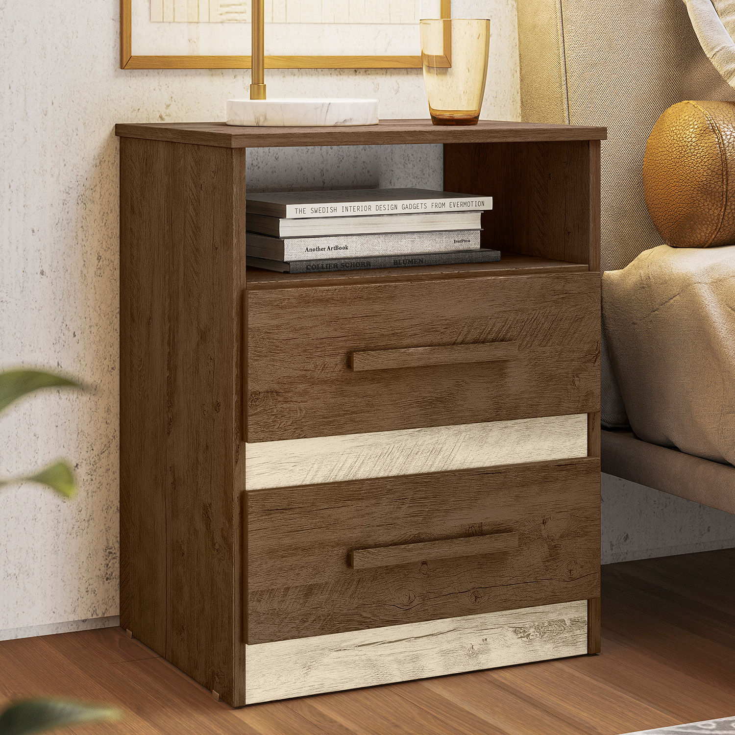 Mesa de Cabeceira Apolo: Organização e beleza em cada detalhe.